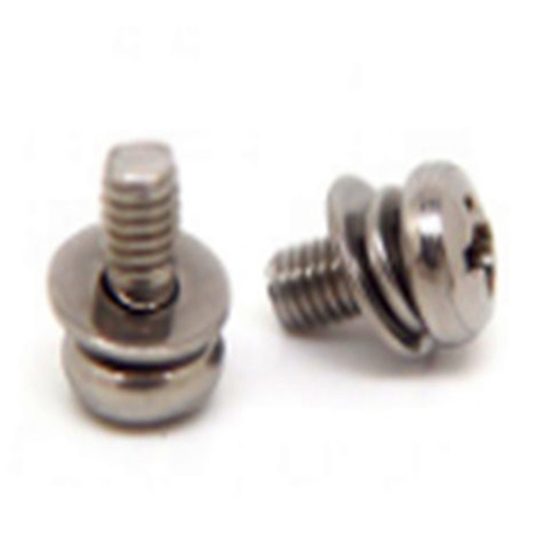 M3x6mm প্যাসিভেশন প্যান হেড ক্রস স্প্লিট প্লেইন ওয়াশার সেট স্ক্রু M3x6mm প্যাসিভেশন প্যান হেড ক্রস স্প্লিট প্লেইন ওয়াশার সেট স্ক্রু
