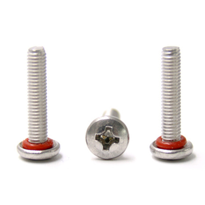 প্যান হেড স্টেইনলেস স্টীল m3 বা রিং খাঁজ মেশিন sealing screws