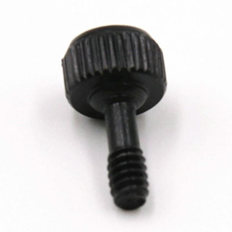 কভার জন্য অ-মানক কালো knurled কম্পিউটার কেস থাম্ব screws